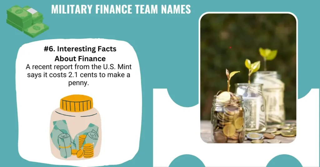 Military Finance Team Names