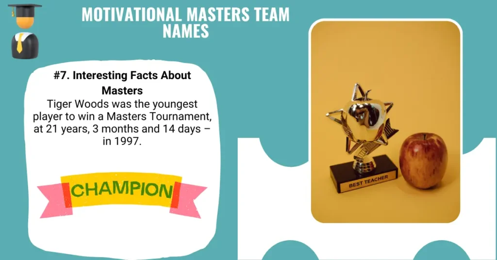 Motivational Masters Team Names