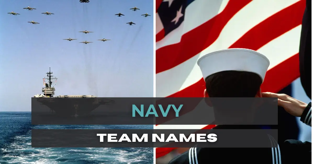 On Deck With Navy Team Names To Sail Into Battle