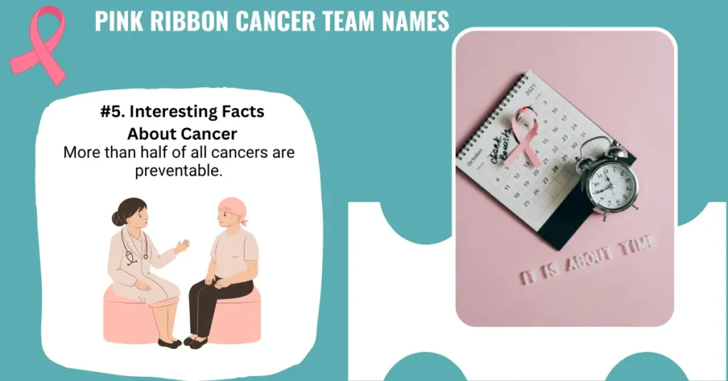 Pink Ribbon Cancer Team Names