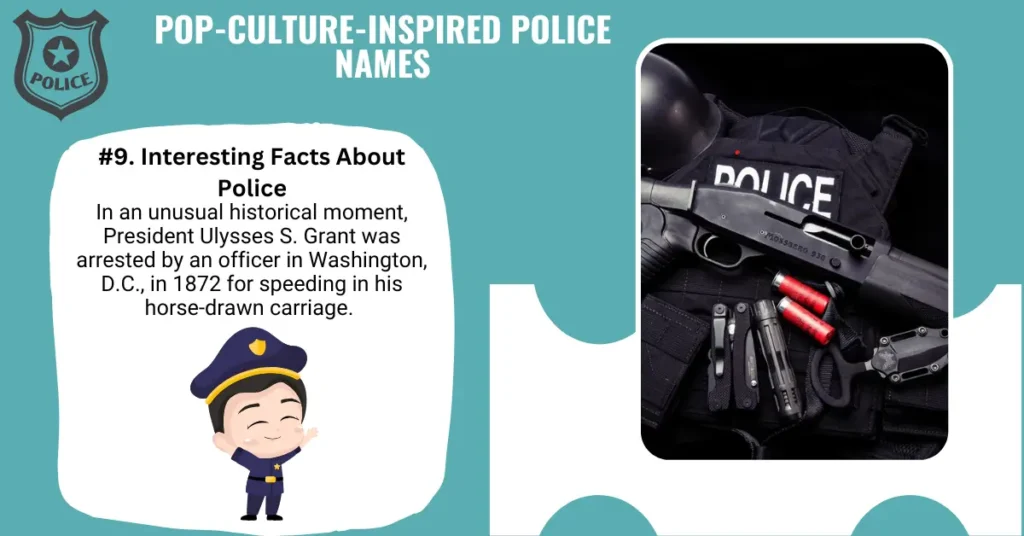 Pop-Culture-Inspired Police Names