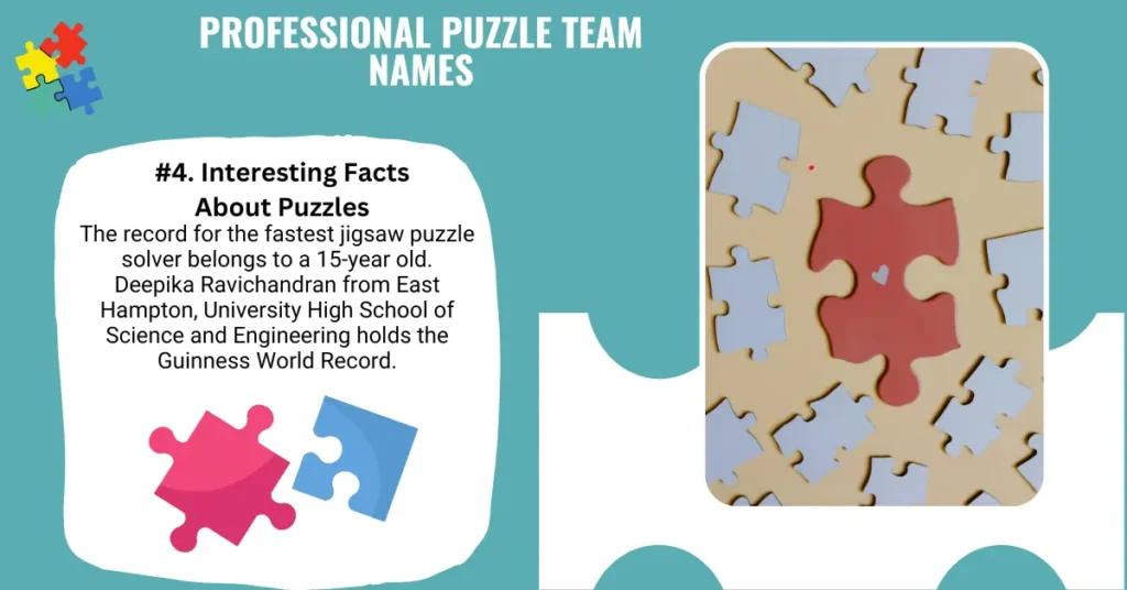 Professional Puzzle Team Names