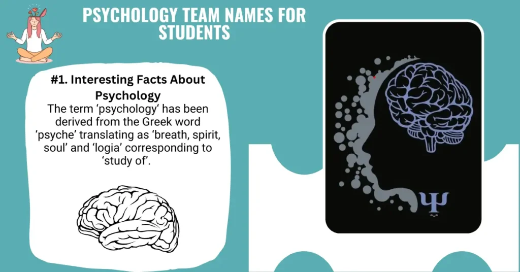 Psychology Team Names for Students