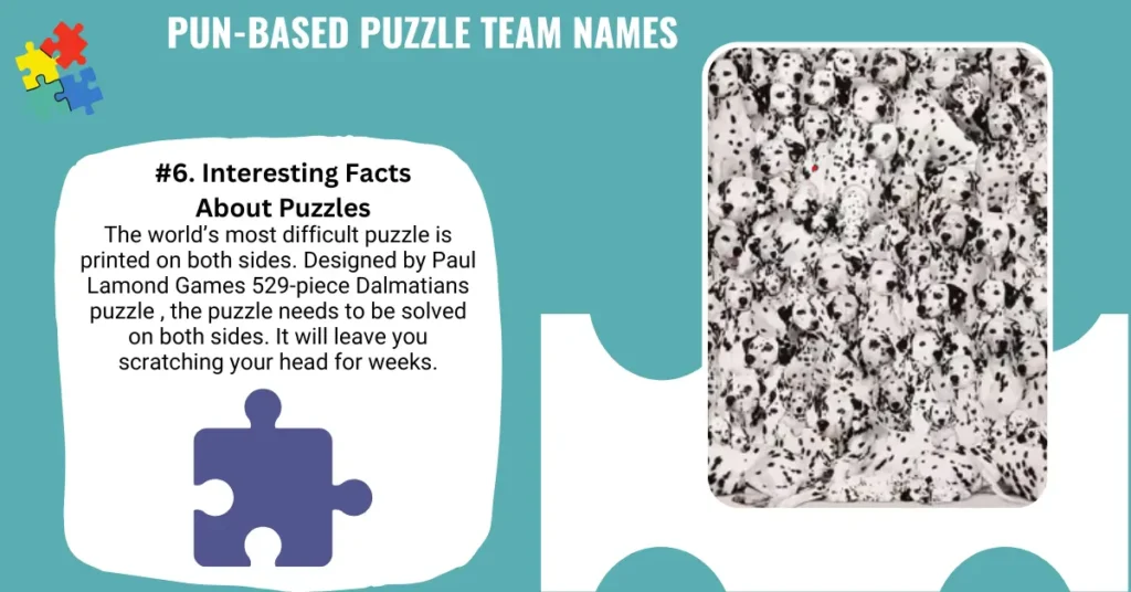 Pun-Based Puzzle Team Names