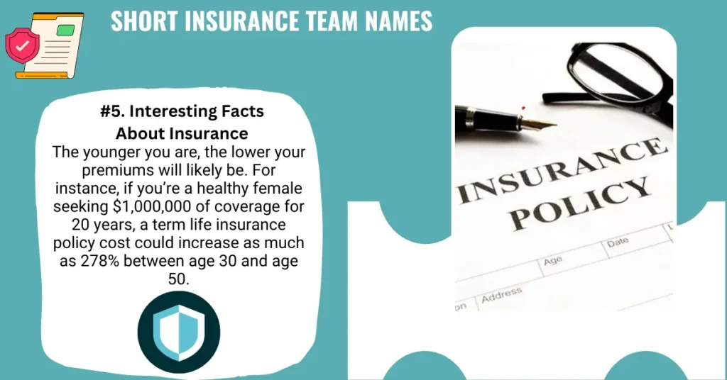 Short Insurance Team Names