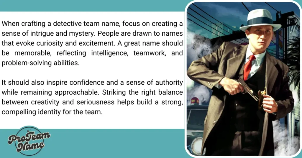 The Psychology Behind a Great Detective Team Name