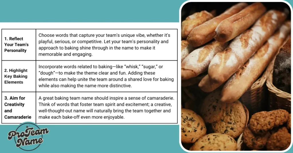 Tips for Choosing the Perfect Baking Team Name