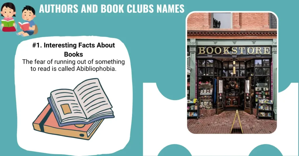 Authors and Book Clubs Names