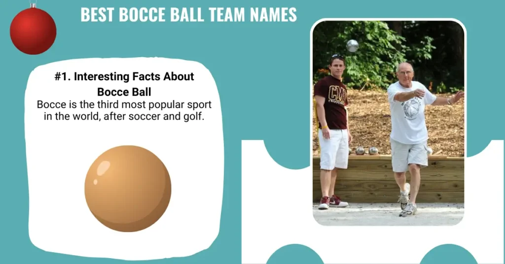 Best Bocce Ball Team Names