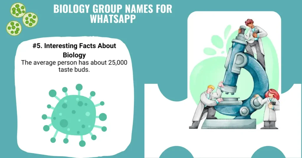 Biology Group Names for WhatsApp