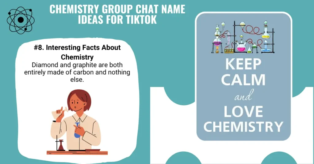 Chemistry Group Chat Name Ideas for TikTok