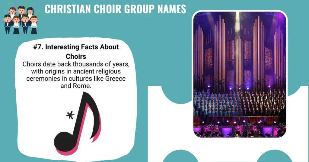 Christian Choir Group Names