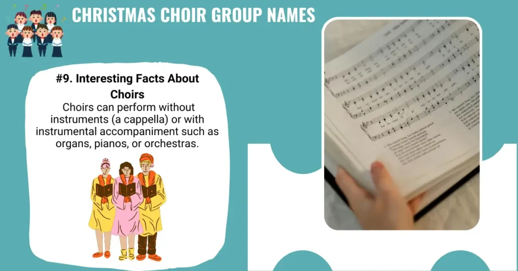 Christmas Choir Group names