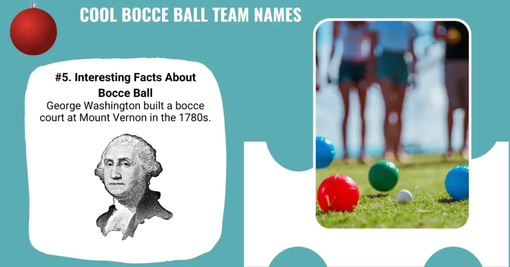 Cool Bocce Ball Team Names