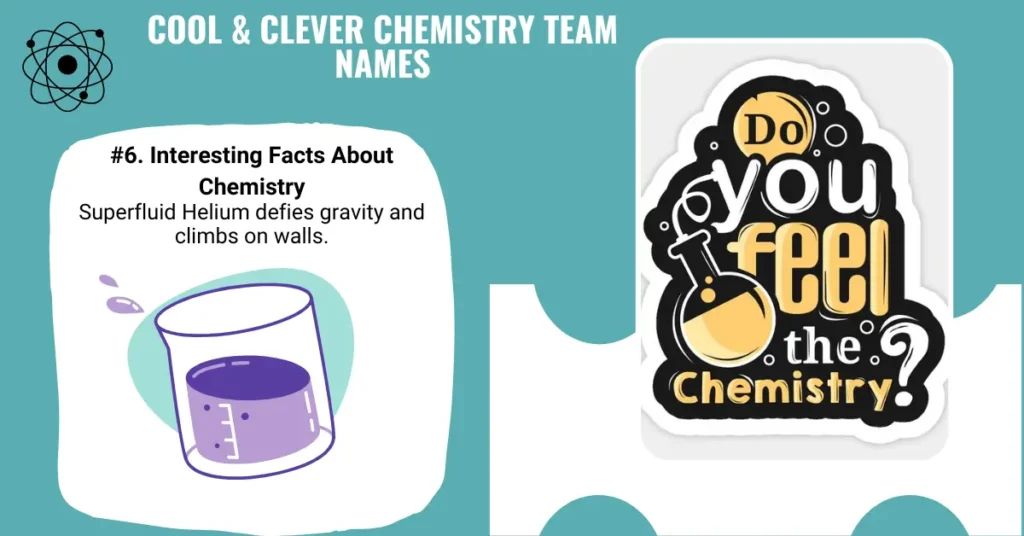 Cool & Clever Chemistry Team Names