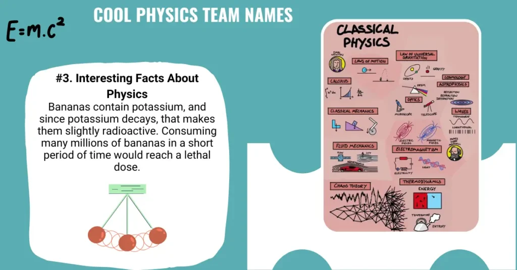 Cool Physics Team Names