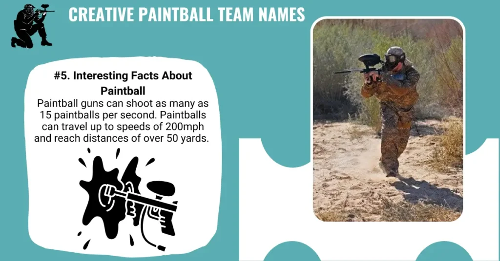 Creative Paintball Team Names