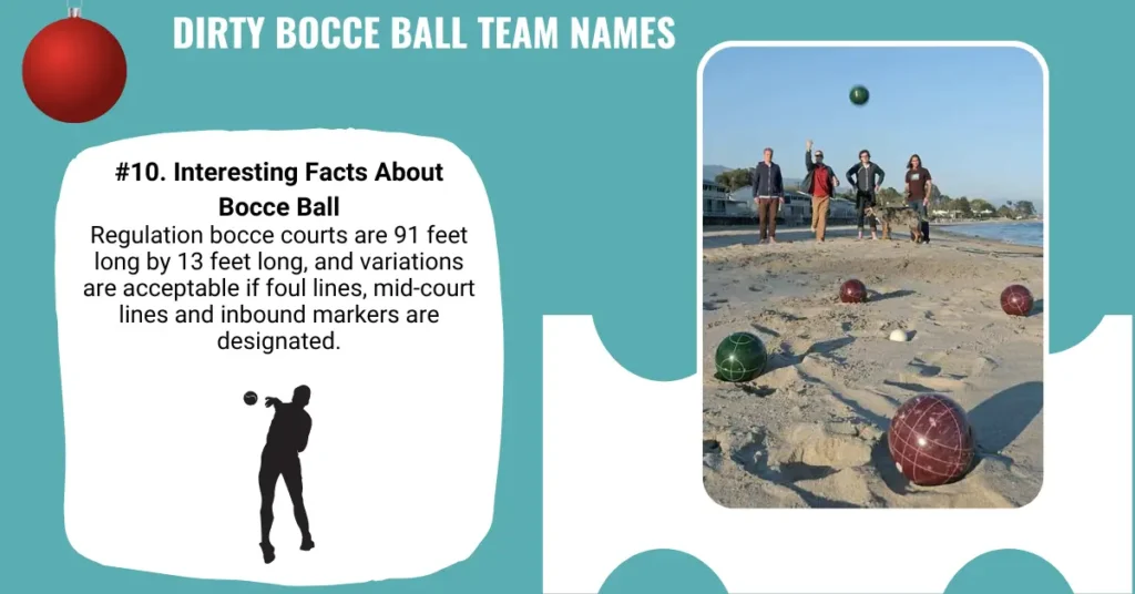  Dirty Bocce Ball Team Names