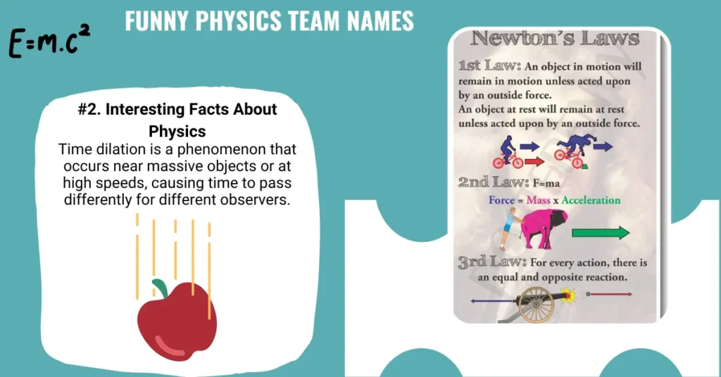 Funny Physics Team Names