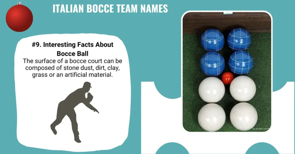 Italian Bocce Team Names
