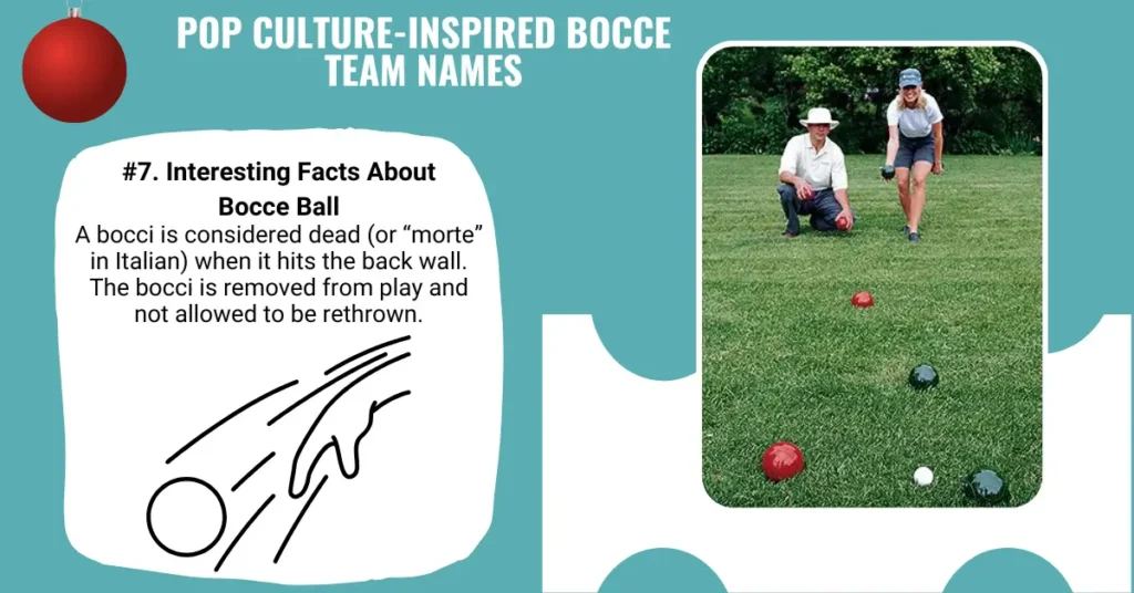 Pop Culture-Inspired Bocce Team Names