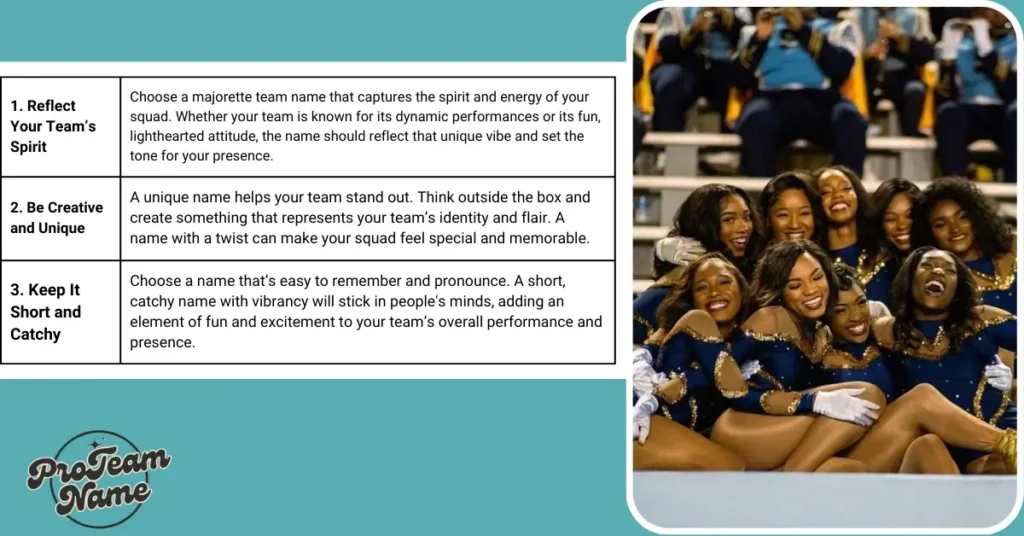 Tips for Choosing the Perfect Majorette Team Name