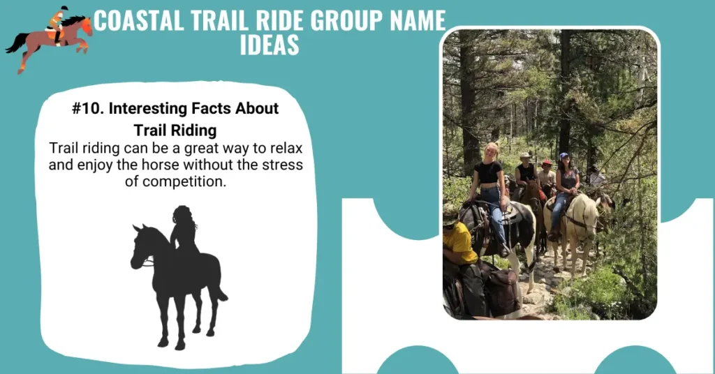 Coastal Trail Ride Group Name Ideas