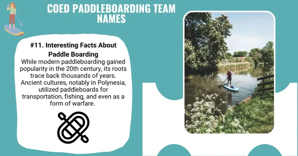 Coed Paddleboarding Team Names