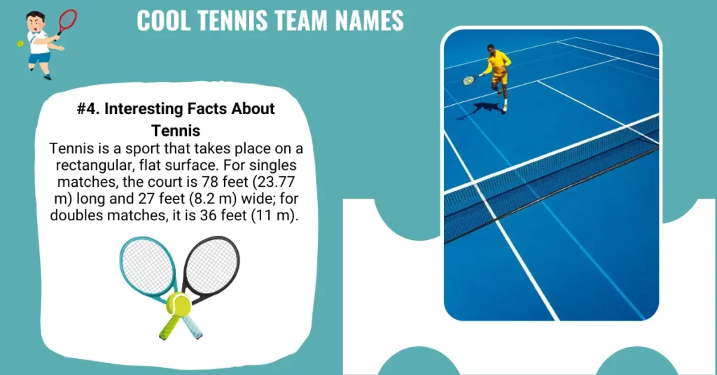 Cool Tennis Team Names
