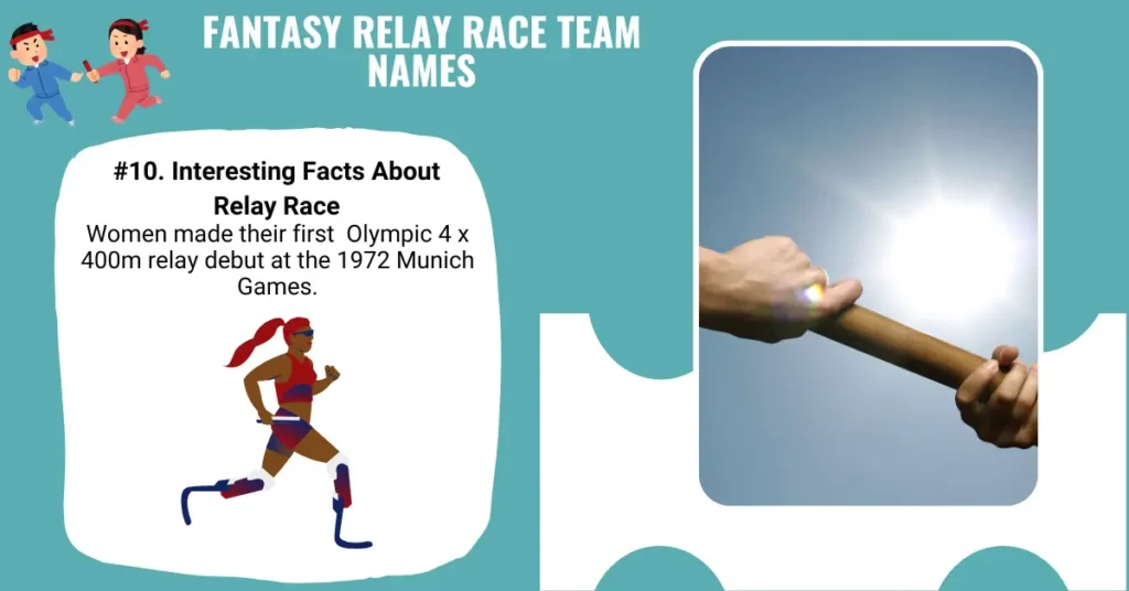 Fantasy Relay Race Team Names