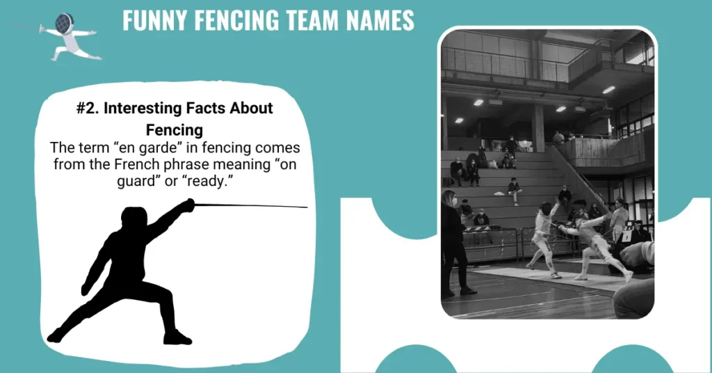 Funny Fencing Team Names