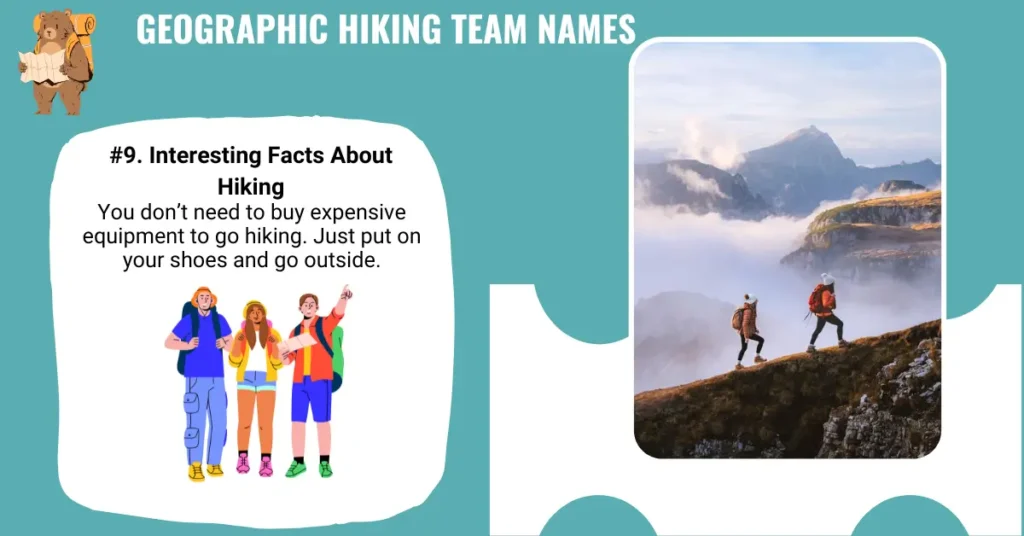 Geographic Hiking Team Names
