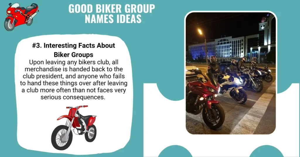 Good Biker Group Names Ideas