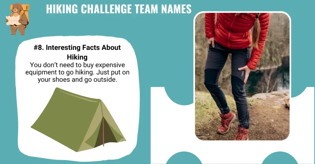 Hiking Challenge Team Names
