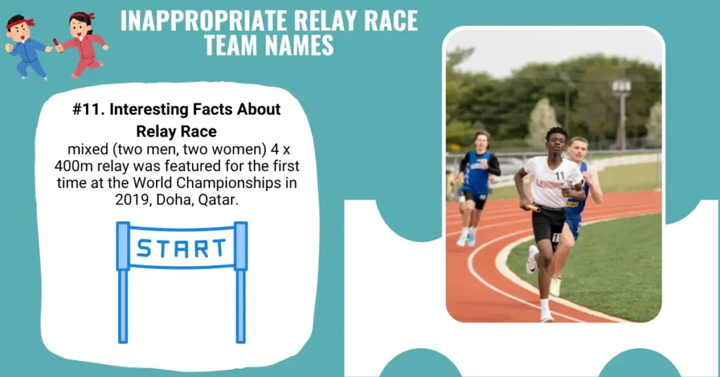 Inappropriate Relay Race Team Names