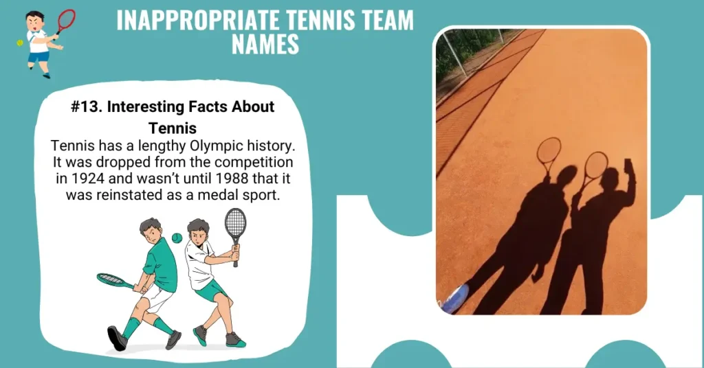 Inappropriate Tennis Team Names