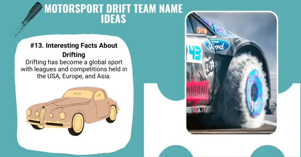 Motorsport Drift Team Name Ideas