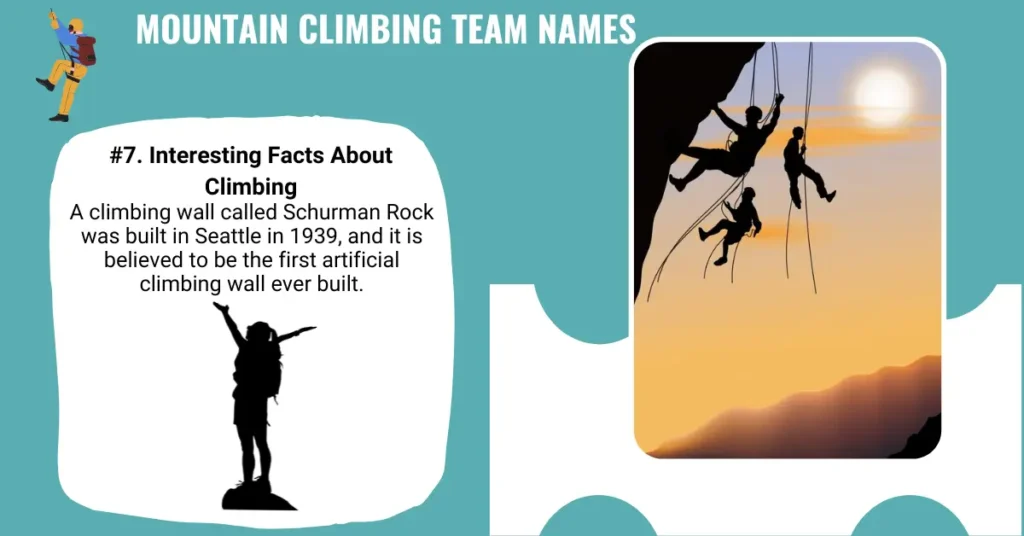 Mountain Climbing Team Names
