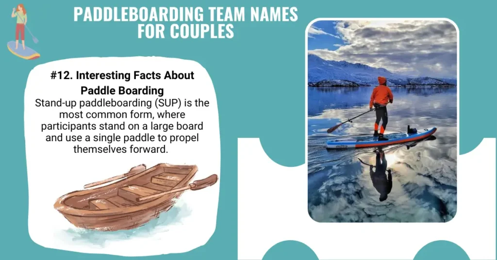 Paddleboarding Team Names For Couples