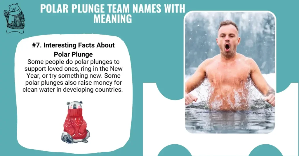 Polar Plunge Team Names with Meaning