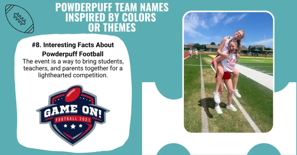 PowderPuff Team Names Inspired by Colors or Themes