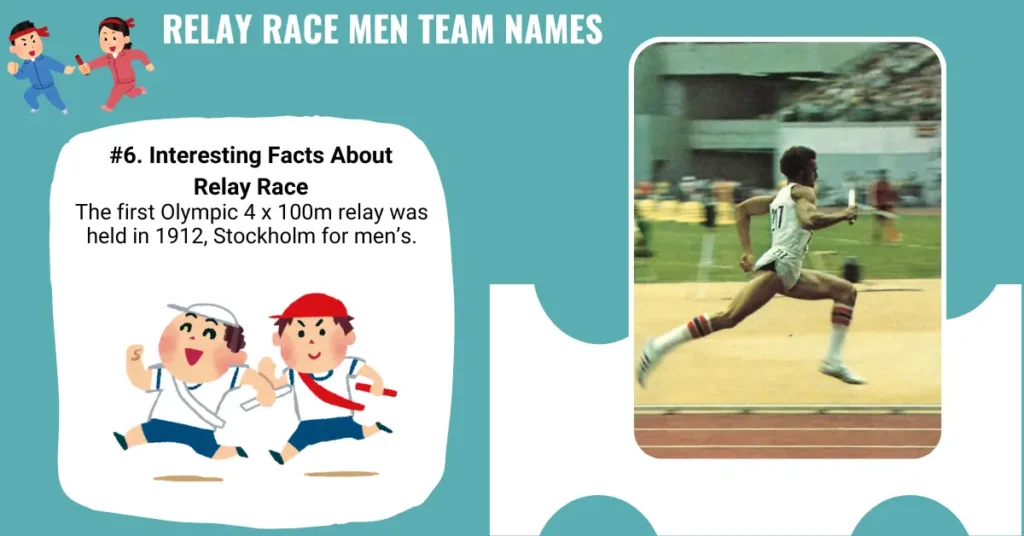 Relay Race Men Team Names