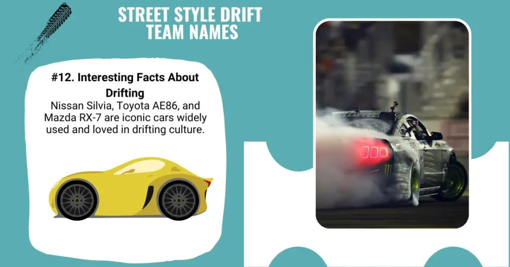 Street Style Drift Team Names