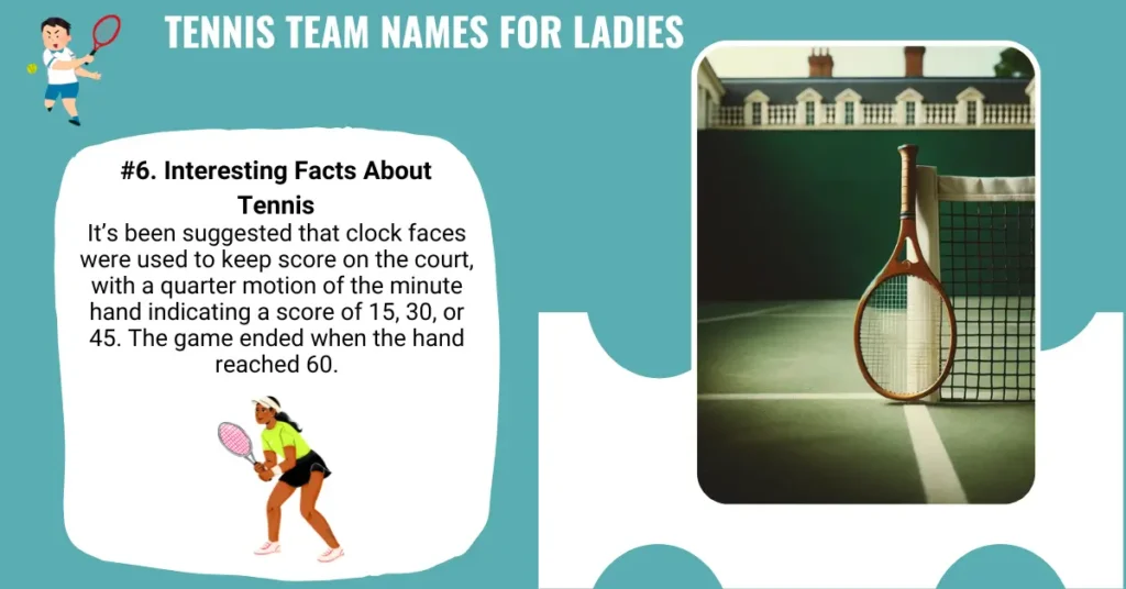 Tennis Team Names for Ladies