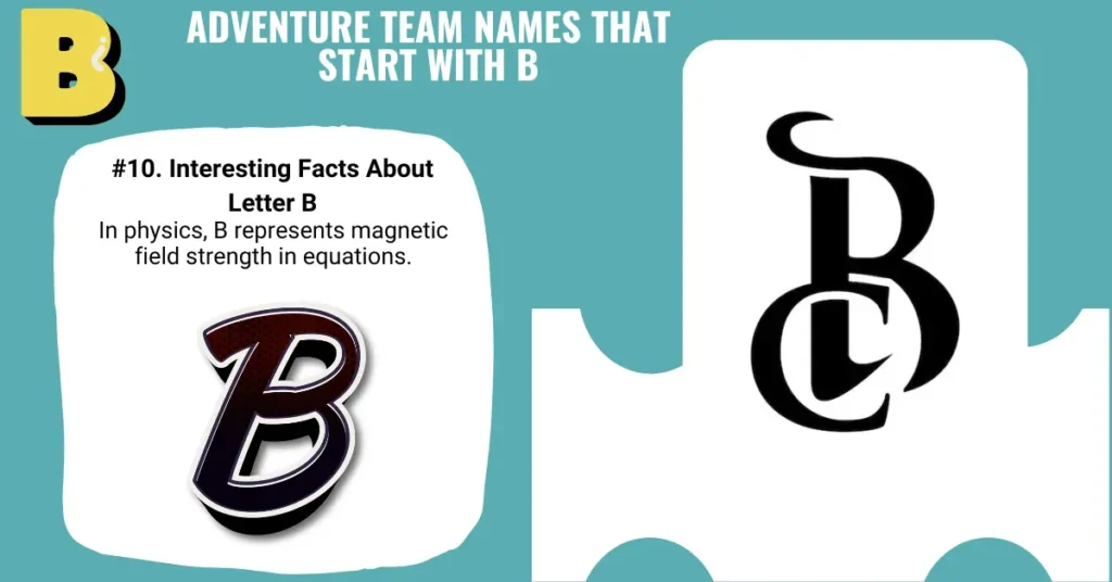 Adventure Team Names That Start With B