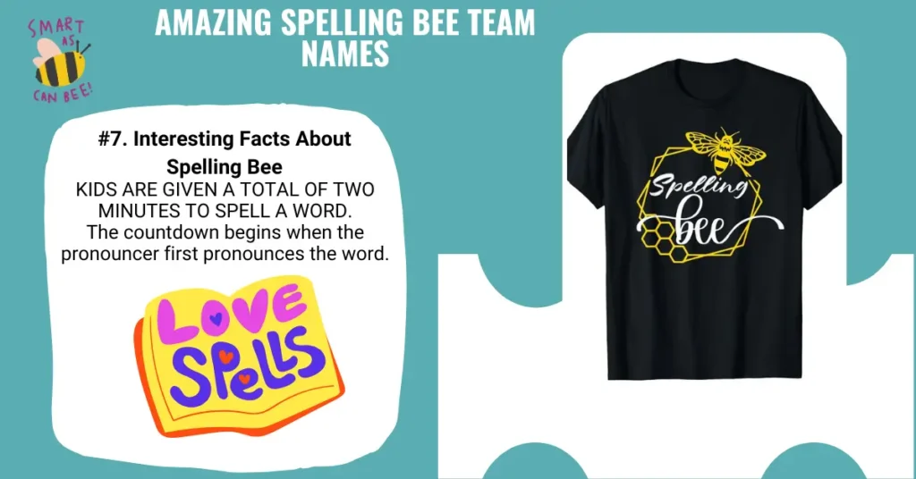 Amazing Spelling Bee Team Names