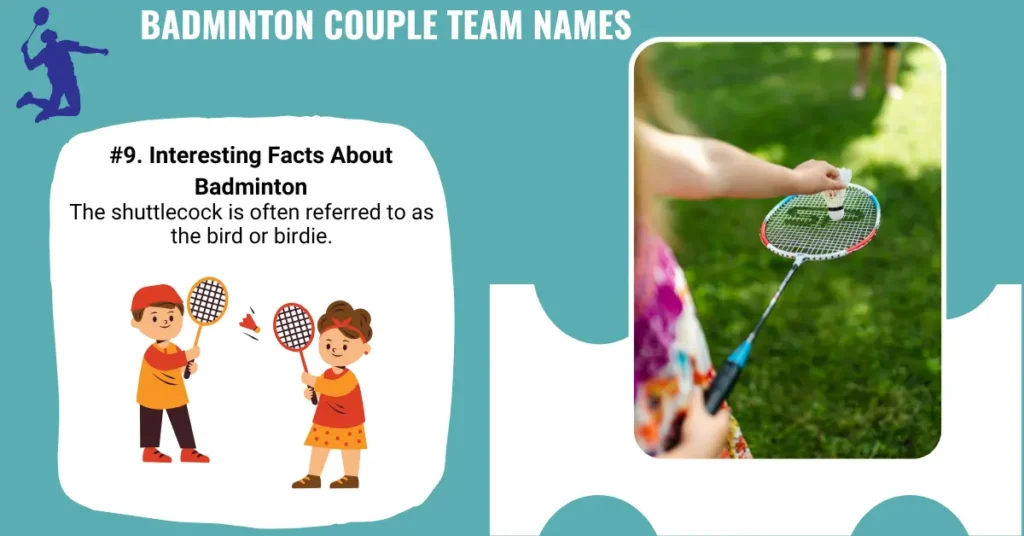 Badminton Couple Team Names