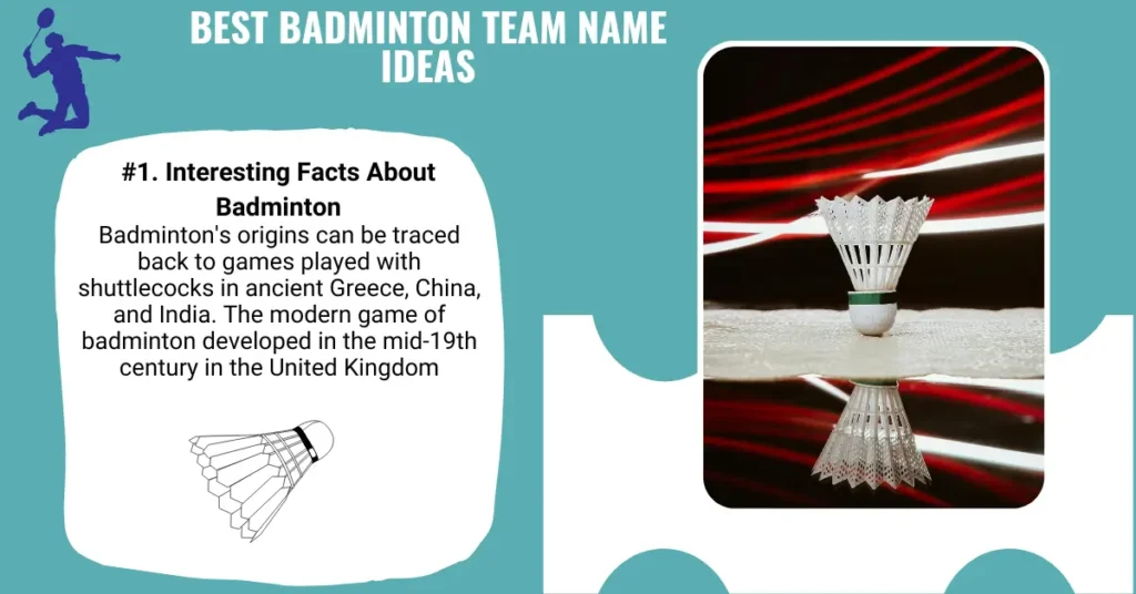 Best Badminton Team Name Ideas