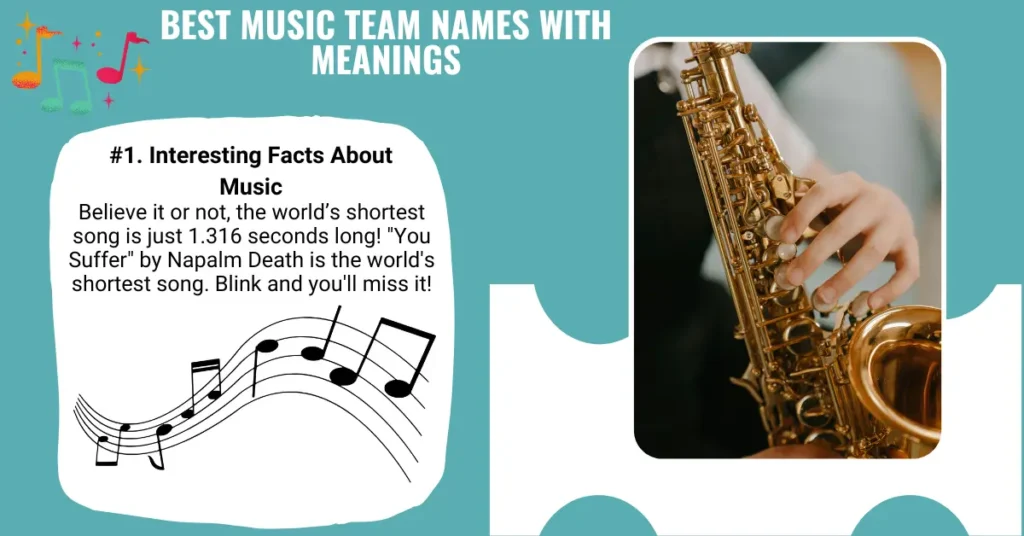 Best Music Team Names With Meanings