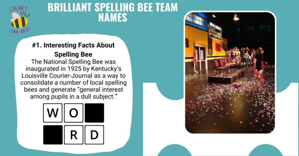 Brilliant Spelling Bee Team Names